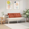 vidaXL Poduška na chrbát Červenooranžová 140 x 50 cm Kordúrová tkanina