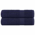 vidaXL Utierky na ruky FROGN 2 ks námornícko modré 50x100 cm 360 g/m²