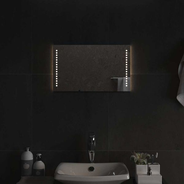 vidaXL LED kúpeľňové zrkadlo 50x30 cm