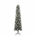 vidaXL Umelý vianočný stromček Zelená 180 cm PVC, plast a oceľ