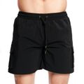 Pánske plavecké šortky Cargo Black - GymBeam, veľkosť M