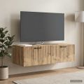 vidaXL Nástenná TV skrinka 98 x 41 x 30 cm Dub artisan
