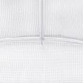vidaXL Fóliovník s oceľovým rámom biely 42 m² 14x3x2 m