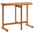 vidaXL Skladací balkónový stôl 90x60x72 cm akáciový masív