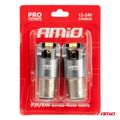 LED CANBUS PRO series BAY15D P21/5W 4x3030 SMD White 12/24V AMIO-03585