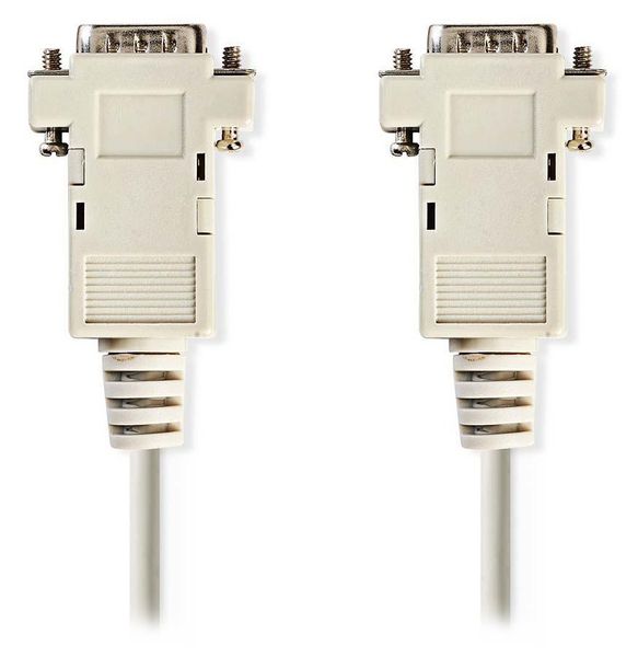 Nedis CCGP59001IV20 - Kabel VGA | VGA Zástrčka - VGA Zástrčka | 2 m | Slonovinová Kabel, propojovací, zástrčka VGA - zástrčka VGA, 2m, bílý