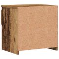 vidaXL Nočná skrinka Old Wood 40x30x39 cm Engineered Wood