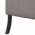vidaXL Pohovka s vysokým operadlom Sivohnedá 109 x 56 x 121 cm látka