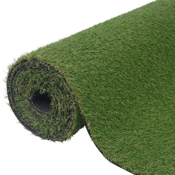 vidaXL Umelý trávnik 1x8 m/20 mm zelený