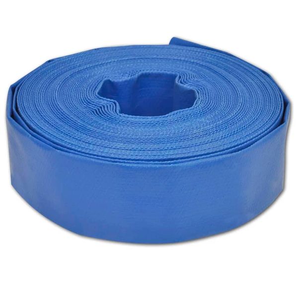 vidaXL Plochá hadica 100 m 3" PVC