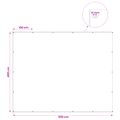 vidaXL Plachta s očkami Svetlosivá 4 x 5 m 90 gsm PE