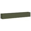 VidaXL kvetináč Olive Green 280x40x40 cm Oceľ valcovaná za studena