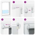 vidaXL roleta Blackout sivá 50x150 cm Šírka látky 45,7 cm Polyester