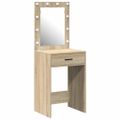 vidaXL Toaletný stolík Sonoma dub 50 x 41 x 135 cm Kompozitné drevo