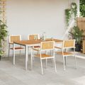 vidaXL Záhradná jedálenská súprava 5 ks 150 x 90 x 75 cm
