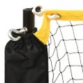 vidaXL Nastaviteľná bedmintonová sieť 300x103x94-158 cm kov