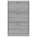 vidaXL Botník Sivý dub sonoma 63x24x103 cm spracované drevo