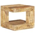 vidaXL Konferenčný stolík 45x45x40 cm masívne mangovníkové drevo