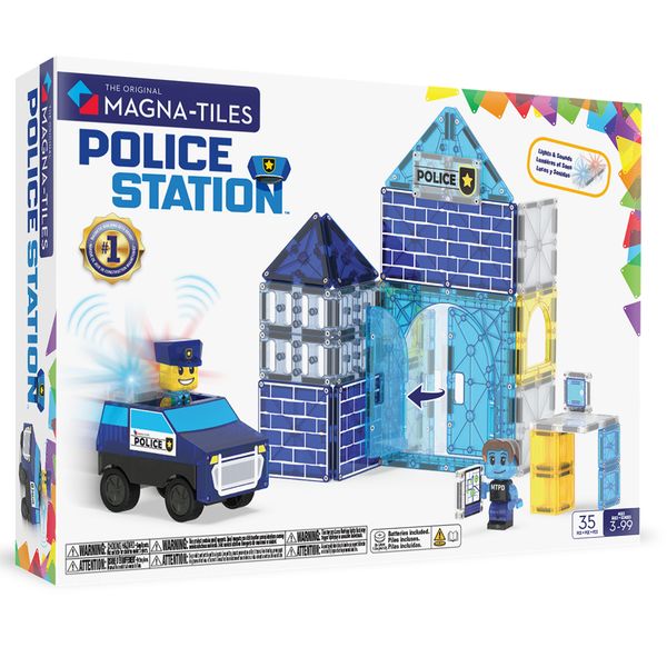 Magnetická stavebnica Police Station 35 dielov