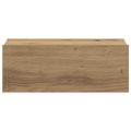vidaXL Plávajúci nočný stolík Artisan Dub 40x32x15 cm Drevo