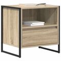 vidaXL Nočný stolík Sonoma 50 x 39,5 x 50 cm Kompozitné drevo
