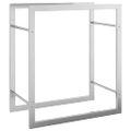 vidaXL Stojan na krbové drevo 50x28x56 cm nehrdzavejúca oceľ