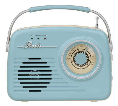 Setty Bluetooth reproduktor s rádiom Retro P350 modrá