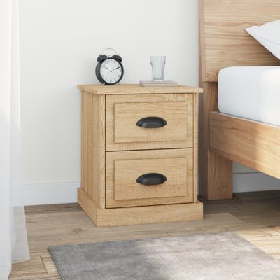 vidaXL Nočný stolík dub sonoma 39x39x47,5 cm spracované drevo
