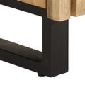 vidaXL Komoda 60x34x75 cm, surový mangový masív