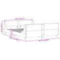 vidaXL Posteľ s matracom 120x200 cm borovicový masív