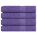 vidaXL Uteráky FROGN 4 ks fialové 100x200 cm 360 g/m²