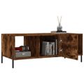 vidaXL Konferenčný stolík dymový dub 102x50x40 cm kompozitné drevo