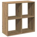 vidaXL Rozdeľovacia knižnica dub artisan 69,5x29x69,5 cm kompoz. drevo