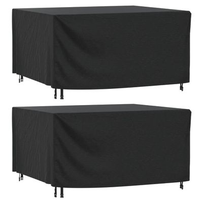 vidaXL Poťah na záhradný nábytok čierny 180x140x90 cm vodotesný 420D