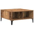 vidaXL Konferenčný stolík Staré drevo 60 x 60 x 30 cm