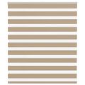 vidaXL Zebrová roleta pieskovo hnedá 120x100 cm šírka látky 115,9 cm polyester