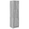 vidaXL Stôl Sivý Sonoma 133,5 x 50 x 124 cm 2 ks