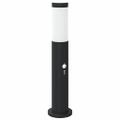 vidaXL Stĺpikové svietidlo so senzorom 50 cm nehrdzavejúca oceľ IP44