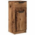 vidaXL Komoda staré drevo 30x30x70 cm spracované drevo