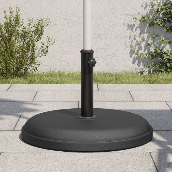 vidaXL Podstavec pod slnečník pre Ø32/35/38 mm tyče 25 kg kruh