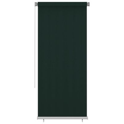 vidaXL Vonkajšia zatemňovacia roleta 100x230 cm tmavozelená HDPE
