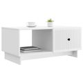 vidaXL Konferenčný stolík Biela 90 x 50 x 40 cm Kompozitné drevo