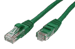 UTP patchkabel kat. 6, LSOH, zelený, 0,5 m