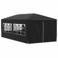 vidaXL Párty stan 3x6 m, antracitový