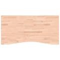 vidaXL Stolová doska 110x(50-55)x1,5 cm masívny buk