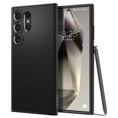 Púzdro Spigen Liquid Air pre Samsung Galaxy S24 Ultra matne čierna