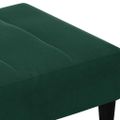 vidaXL Podnožka tmavozelená 77x55x31 cm zamat