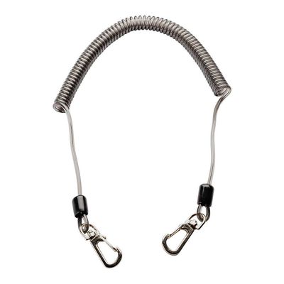 Herbertz 912500 Špirálový kábel s dvojitými karabínami 46cm