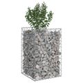 vidaXL Gabiónová vyvýšená posteľ 50 x 50 x 80 cm Pozinkovaná oceľ