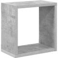 vidaXL Nástenné police 6 ks betónovo-sivé 26x15x26 cm